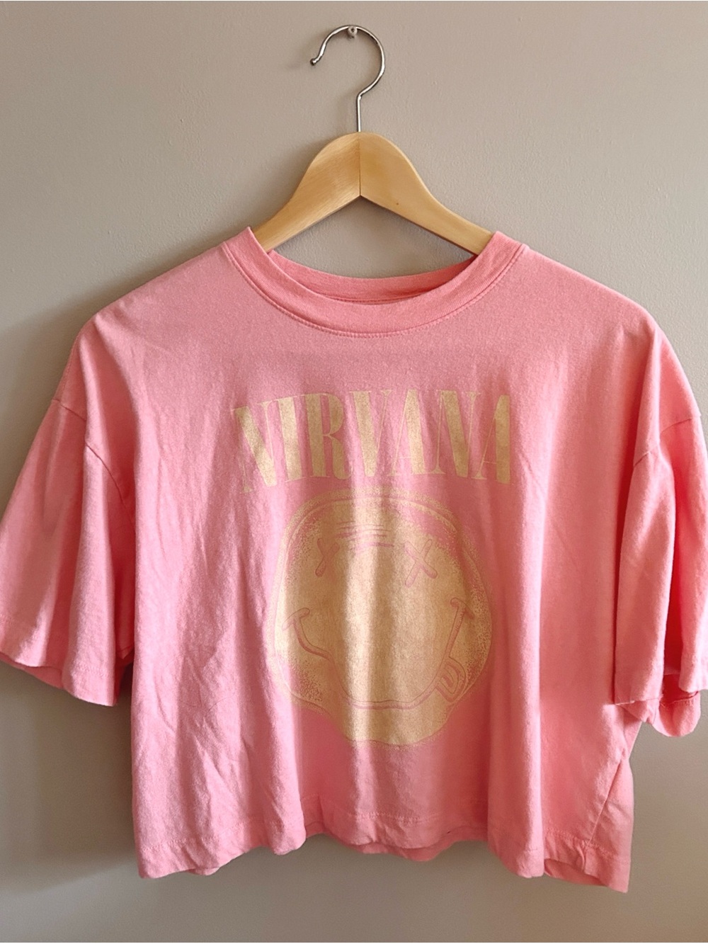 Pink Nirvana Graphic Short Sleeve Tee